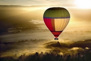 Ballooning and wine tour in Victoria's Yarra Valley